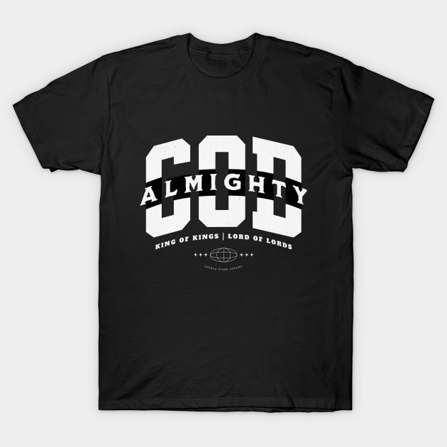 Almighty God T-Shirt by Church Store